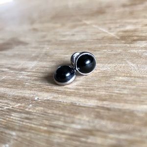 Pair of Anatometal Onyx threaded ends